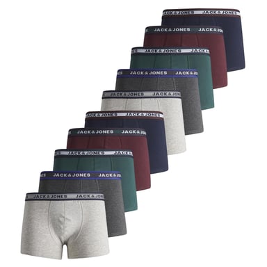 Jack & Jones Jacoliver Trunks 10 Pack Jnr Noos Boxer Shorts