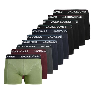 Jack & Jones Jactimothy Solid Trunks 10 Pack Boxer Shorts