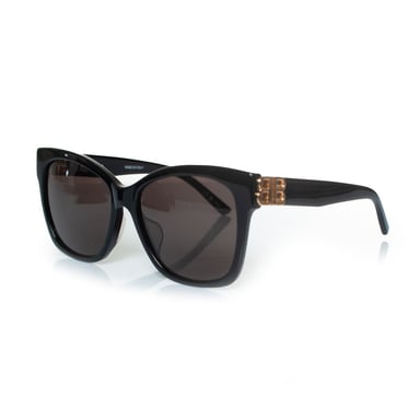 Balenciaga, Black oversized sunglasses