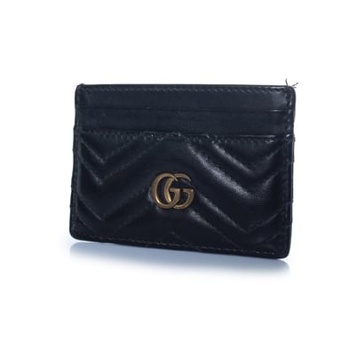Gucci, GG Marmont card holder in black