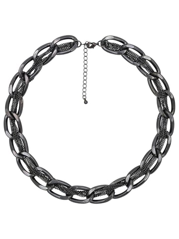 Steuer Modeschmuck Chain Black metal link chain