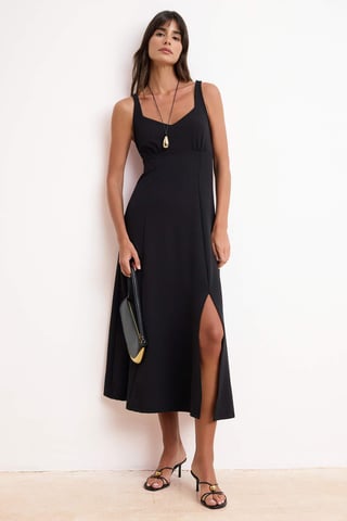 Women's Flat Maxi Sleeveless A–line Dress