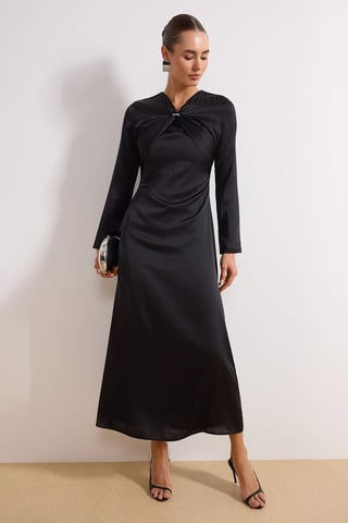 Women's Flat Maxi Long Chic/night A–line Modest Evening Dresses