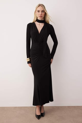 Women's Flat Maxi Long Chic/Night Bodycon Dress