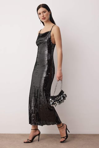 Women's Straight Maxi Sleeveless Chic/night Shift Dress