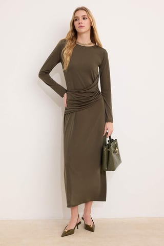 Women's Flat Maxi Long Chic/night Bodycon Hijab dress