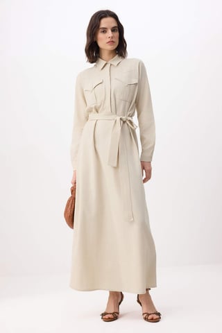 Women's Flat Maxi Long A–line Hijab dress
