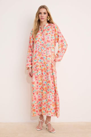 Women's Floral Maxi Long Casual/daily A–line Hijab dress
