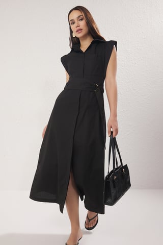 Women's Straight Midi Sleeveless Casual/Daily Regular Dress