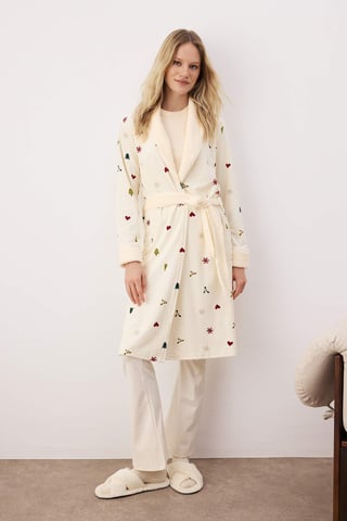 Women's Printed Dressing Gown