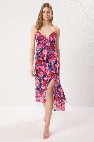 Women's Flowering Maxi hanging Day and night Regular Dress