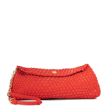 Dune Accessories Encourage - Woven Clutch With Cross Body Strap