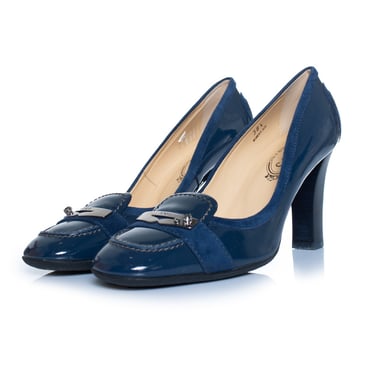 Tod’s, patent leather loafer pump