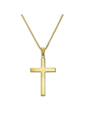 Fascination by Ellen K. Necklace Gold 333 with cross motif