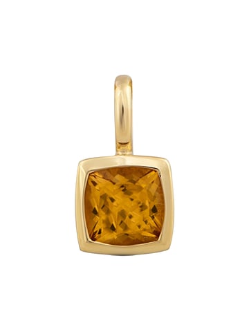 Orolino Trailer Gold 585 with genuine citrine 5x5mm