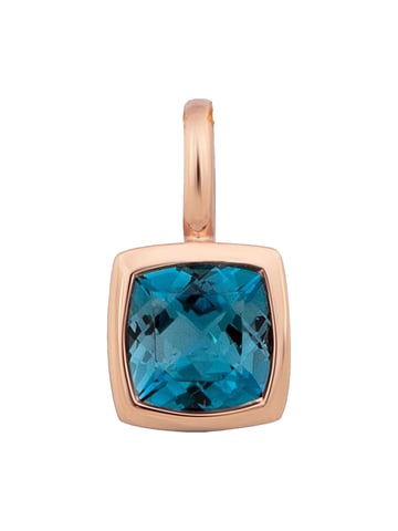 Orolino Trailer 585 gold with blue topaz (beh.)