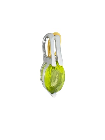 Fascination by Ellen K. Trailer 375/yellow gold/white gold with peridot
