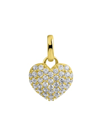 Fascination by Ellen K. Trailer 375/- yellow gold heart zirconia