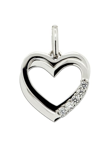 Orolino Trailer 585 gold 5x brilliant-cut diamonds totalling 0.10ct.