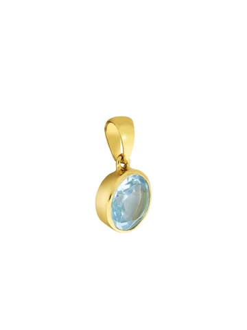 Fascination by Ellen K. Trailer 585/- yellow gold blue topaz