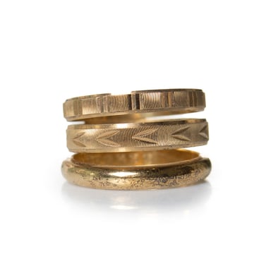 Maison Margiela, gold toned ring