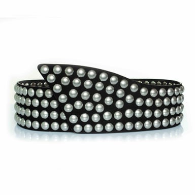 Isabel Marant, Lona studded waist belt in black