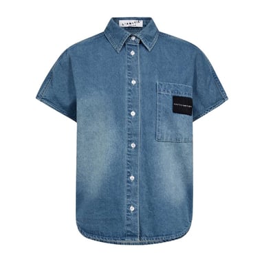Haute L'Amitié Top zonder mouw hl10593 denim