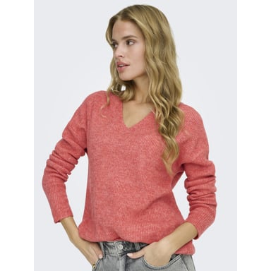 Only Onlcamilla v-neck l/s pullover knt
