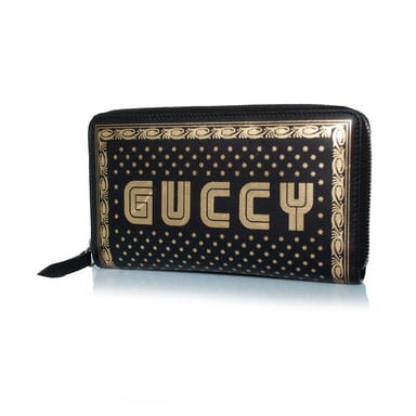 Gucci, Gucci x Sega star wallet in black