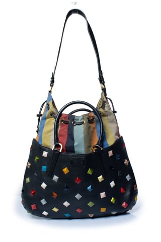 Fendi, B.Fab convertible studded medium tote