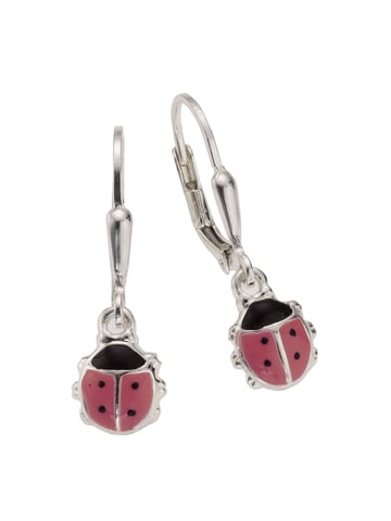 Zeeme for Kids Earrings 925/- Sterling silver ladybird