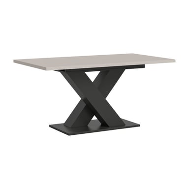 Furnilux Eetkamer tafel in kasjmier en look moderne design tafel met x-poot -