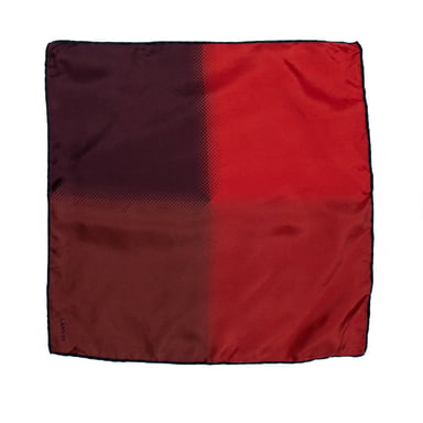 Lanvin, pocket square in red