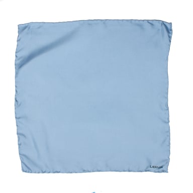 Lanvin, light blue pocket square