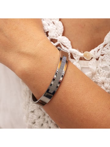 Zeeme Stainless Steel Bangle Stainless steel 10mm wide
