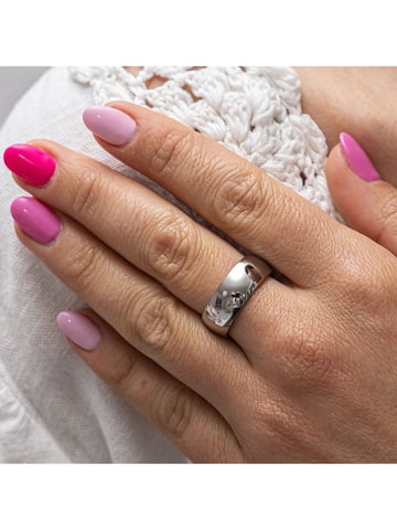 Zeeme Stainless Steel Ring Polished stainless steel 8mm wide