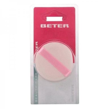 Beter Double Cosmetic Powder Puff In Cotton
