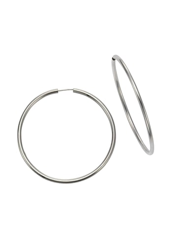 Celesta Silber Creoles 925 silver rhodium-plated 5.0cm