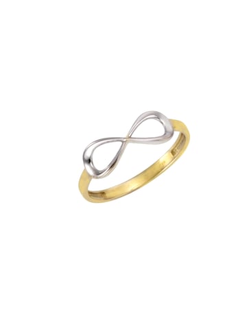 Celesta Gold, F Ring 375/- yellow gold bicolour Infinity