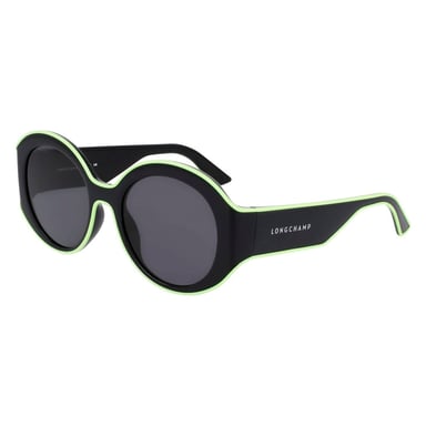 Longchamp Zwarte Ingespoten Zonnebril