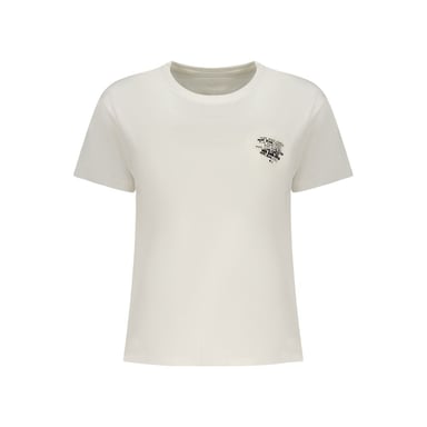 Pepe Jeans White Cotton Women T-Shirt