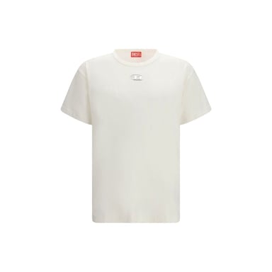 Diesel White Cotton T-Shirt