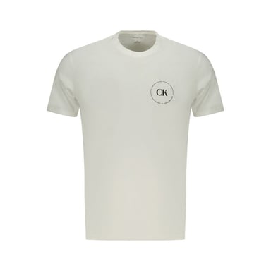 Calvin Klein Bianco Cotton Men T-Shirt