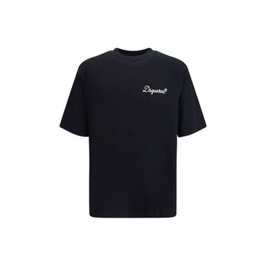 Dsquared² Black Cotton T-Shirt