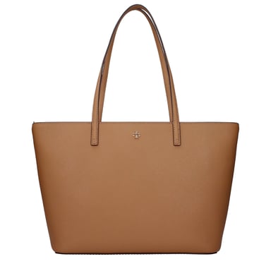 Tory Burch Brown Leather Shoulder Bag