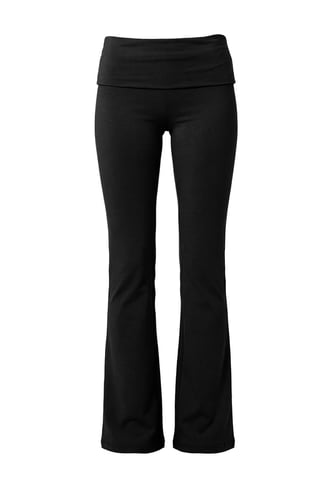 Fold Over Pants BLACK