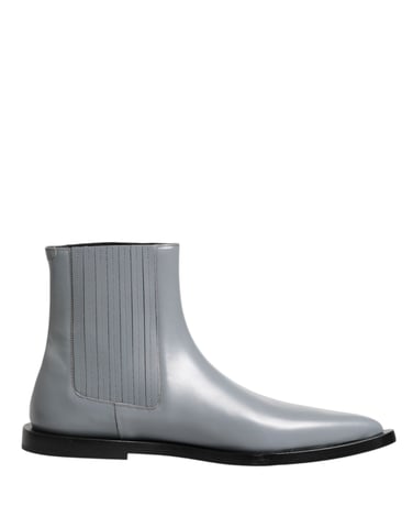 Dolce & Gabbana Ljusgrå Chelsea Kort Ankelboots Skor