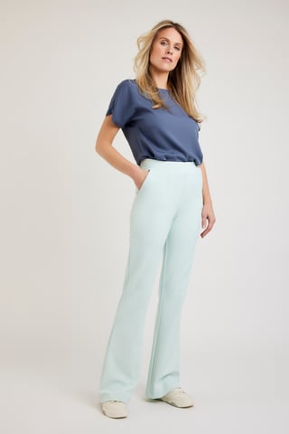 Corel Broek Boa Flare Pants  Blue
