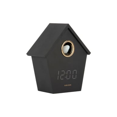 Karlsson wekker riqueza cuckoo led - 6,8x13x15,3 cm