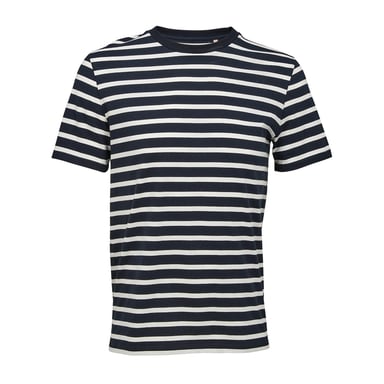 Russell Heren Authentiek Piqué Poloshirt (Navy/Off Wit)